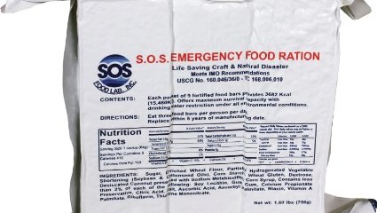 S.O.S. Rations Emergency 3600 Calorie Food Bar