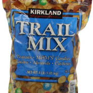 Signature Trail Mix, Peanuts, M and M Candies, Raisins, Almonds and Cashews