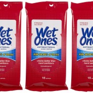 Wet Ones Antibacterial Hand Wipes Travel Pack